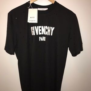 Givenchy Paris destroyed t shirt🔥